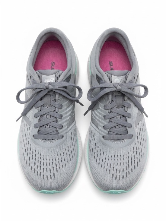 New Balance Shoes - New Balance 860v10 Running Shoes Gray Mint Cushioned Sneaker Trainer Size 5.5